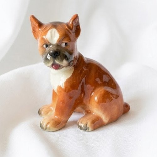 Vintage goebel boxer - goebel, dog