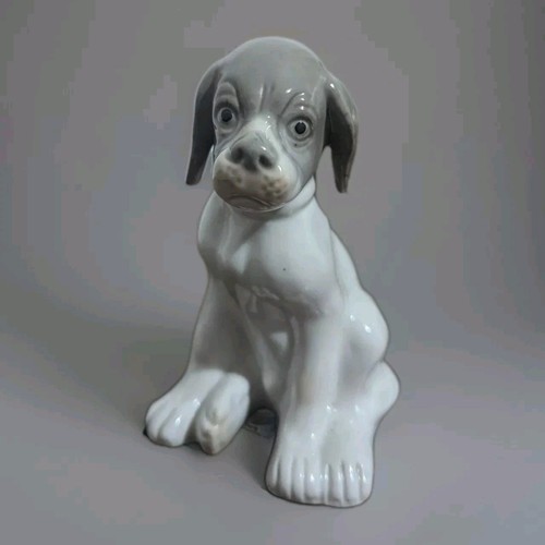 Vintage porcelain boxer - vintage,