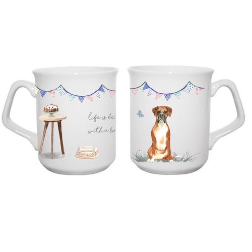 Boxer dog mug - dog, mug,
