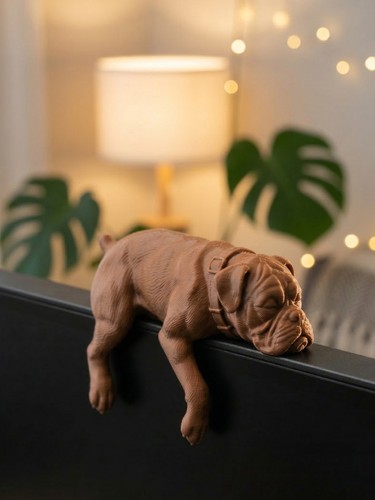 Sleeping boxer dog monitor - sleeping,