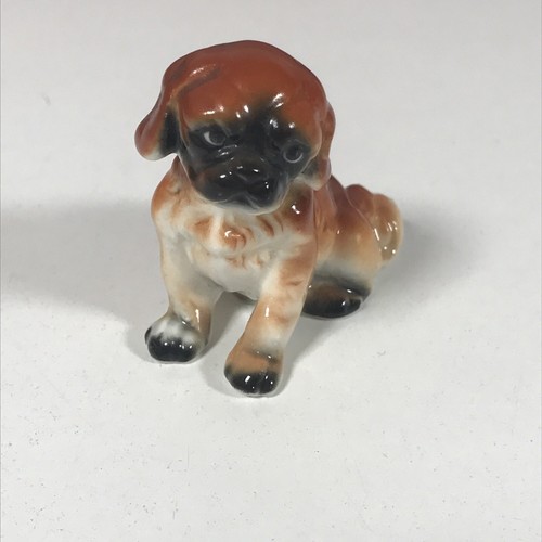 Vintage bone china boxer - bone,
