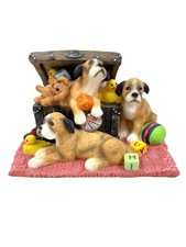 Vintage Boxer Puppies In Box
