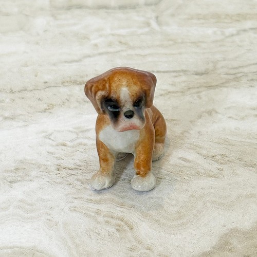 Boxer puppy dog minifig mini - boxer,