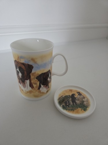 Mug and coaster set boxer - coaster,